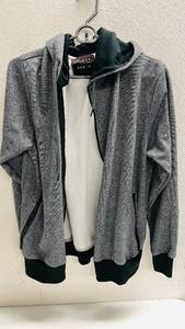 lot 66 image: Galaxy Hoodie Gray Jacket Size Medium