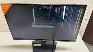 lot 132 image: Dell 24 Monitor SE2419 DAMAGED (No power cord included)