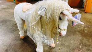 lot 185 image: HearthSong Girls Riding Pony w Sound and Lights