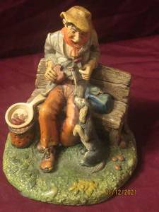 lot 3 image: VINTAGE 804 MELODY MAKERS REF 804 NATURECRAFT CONGLETON ENGLAND HANDPAINTED STONEWARE