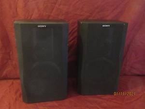 lot 50 image: PAIR OF SONY SPEAKER SYSTEM MODEL SS-D170