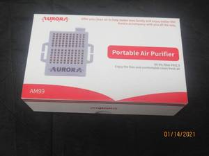 lot 118 image: AURORA AM99 PORTABLE AIR PURIFIER