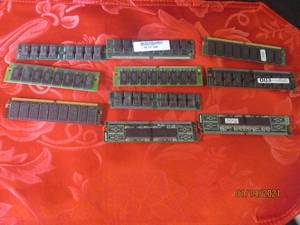 lot 174 image: 10 STICKS OF OLDER MODEL RAM SEE PICS