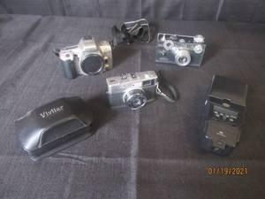 lot 189 image: VINTAGE CAMERA LOT SEE PICS