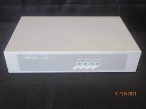 lot 210 image: HP 4 PORT CONSOLE SWITCH J1461A POWER CORD NOT INCLUDED
