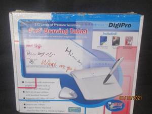 lot 218 image: DIGIPRO 4X4 DRAWING TABLET MODEL WP4030 IN ORIGINAL SEALED BOX