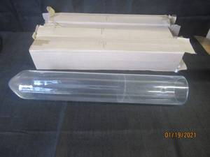 lot 220 image: 3 WALL VASE TUBE 4X24