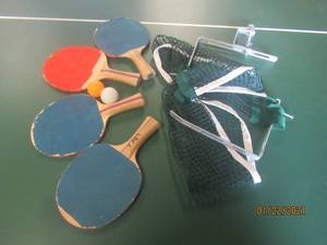 lot 278 image: PING PONG ACCESSORIES&nbsp&nbspPADDLES ,BALLS AND NET