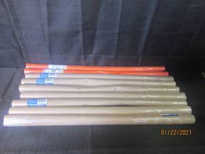lot 284 image: TOTAL OF 9&nbsp KRAFT VOILA PAPER ROLLS&nbsp 30 X 15
