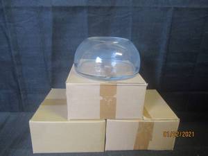 lot 297 image: TOTAL OF 3 CYS EXCEL HAND BLOWN GLASSWARE BOWLS&nbsp GCU105
