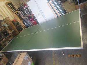 lot 277 image: WOOD PING PONG TABLE TOP 108 L X 60 W&nbsp