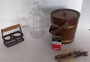 lot 96 image: Vintage Glass Jug, Ice Bucket, and more