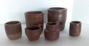 lot 119 image: Pottery 6 pc