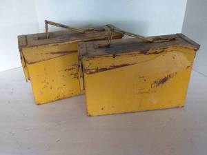 lot 60 image: 2 50 cal Ammo Cans