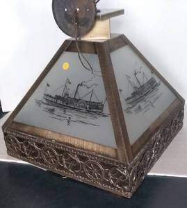 lot 112 image: Steamboat Ceiling Light Fixture