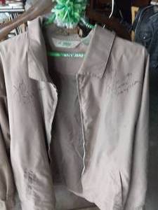 lot 288 image: Autographed Iditarod Champions Jacket and Vintage Band Letter Jacket