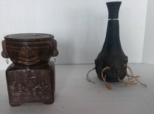 lot 201 image: Tiki Grill and Headhunter Bottle