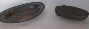 lot 227 image: Godinger Silverplate Trinket Box and Small Silver plate Platter