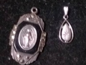 lot 269 image: 2 Sterling Silver Pendants