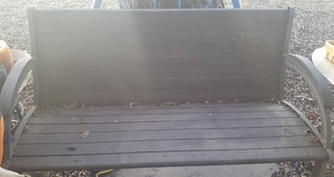 lot 296 image: Composite Park Bench