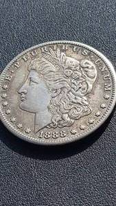 lot 261 image: 1888 One Dollar Coin