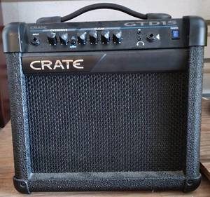 lot 23 image: CRATE AMP MODEL GTD15 AS SHOWN.