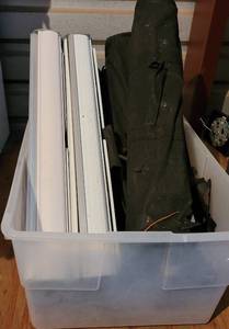 lot 44 image: LOT OF RETRACTABLE ADVERTISING BANNERS IN STYLECOLORCONDITION SHOWN.