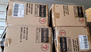 lot 176 image: LOT OF 8 NEW IN BOXES 9 SILVER HURRICANE VASES AS SHOWN. (YOUR BID X 8)