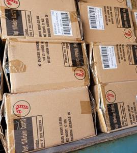 lot 181 image: LOT OF 12 NEW IN BOXES 9 SILVER HURRICANE VASES AS SHOWN. (YOUR BID X 12)