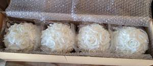lot 189 image: LOT OF 20 NEW IN PACKAGES FLOWER BALLS IN STYLECOLORCONDITION SHOWN. (YOUR BID X 20)