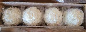 lot 190 image: LOT OF 20 NEW IN PACKAGES FLOWER BALLS IN STYLECOLORCONDITION SHOWN. (YOUR BID X 20)