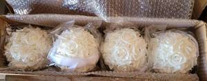 lot 191 image: LOT OF 20 NEW IN PACKAGES FLOWER BALLS IN STYLECOLORCONDITION SHOWN. (YOUR BID X 20)