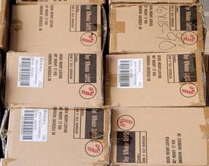 lot 236 image: LOT OF 12 NEW IN BOXES 9 SILVER HURRICANE VASES AS SHOWN. (YOUR BID X 12)