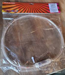 lot 241 image: LOT OF 43 NEW IN PACKAGES MULTICOLOR LED LIGHT CHASER NECKLACES AS SHOWN. (YOUR BID X 43)