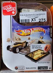 lot 275 image: LOT OF 5 NEW IN PACKAGES APPTIVITY HOT WHEELS AS SHOWN. (YOUR BID X 5)