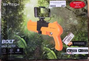lot 281 image: BYTECH BOLT AR BLASTER IN PACKAGE AS SHOWN.