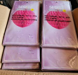 lot 313 image: LOT OF 6 NEW 4-PACKS OF SPRITZ REUSABLE HONEYCOMBS AS SHOWN. (YOUR BID X 6)