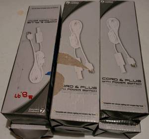 lot 324 image: LOT OF 6 NEW IN BOXES LITHONIA LIGHTING CORD AND PLUG WITH POWER SWITCH LTLECS M6 AS SHOWN. (YOUR BID X 6)