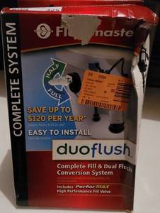 lot 325 image: FILL AND DUAL FLUSH CONVERSION SYSTEM IN BOX AS SHOWN.