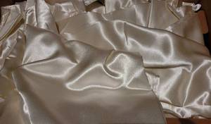 lot 328 image: LOT OF 32 CHAIR COVERS IN STYLECOLORCONDITION SHOWN. (YOUR BID X 32)