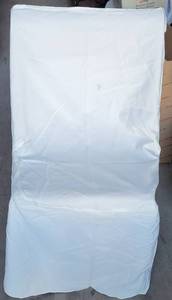 lot 332 image: LOT OF 48 CHAIR COVERS IN STYLECOLORCONDITION SHOWN. (YOUR BID X 48)