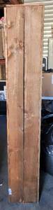 lot 334 image: TALL RUSTIC WOOD COLUMN  DISPLAY IN STYLECOLORCONDITION SHOWN. APPROX. 72.5 H x 12.25 W x 11.5 D.