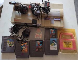 lot 337 image: NINTENDO AND SUPER NINTENDO GAMING SYSTEMS WITH ACCESSORIES AND GAMES AS SHOWN.