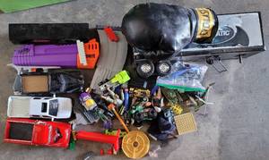 lot 352 image: LOT OF ASSORTED TOYS AND MORE AS SHOWN.