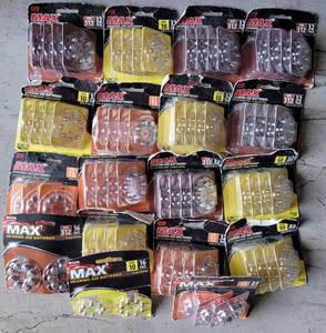 lot 359 image: LOT OF 18 PACKS OF ASSORTED HEARING AID BATTERIES AS SHOWN. (YOUR BID X 18)