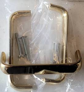 lot 367 image: LOT OF 25 SOLID BRASS 3 DOOR PULLS  HANDLES IN PACKAGES AS SHOWN. (YOUR BID X 25)