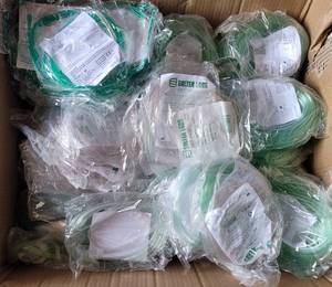 lot 384 image: BOX LOT OF SALTER LABS NASAL CANNULA TUBING IN PACKAGES AS SHOWN.