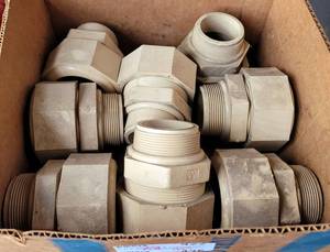 lot 425 image: LOT OF 8 CORD AND CABLE FITTINGSGLANDS AS SHOWN. (YOUR BID X 8)