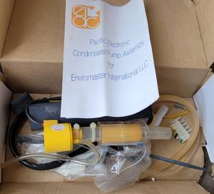 lot 430 image: PACIFIC ELECTRONIC CONDENSATE PUMP ASSEMBLY IN BOX AS SHOWN.