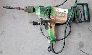 lot 443 image: CHICAGO 12 HEAVY DUTY LOW SPEED DRILL MODEL 93632 AS SHOWN.